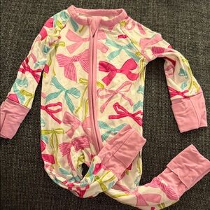 Little Sleepies Ribbons & Bows Zip-Up